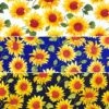 Sunflowers Rose & Hubble Cotton Poplin Fabric