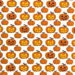 Pumpkins Polycotton Fabric