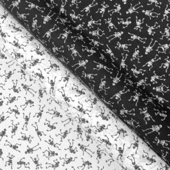 Skeletons Polycotton Fabric