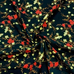 Two Colour Floral Crepe Fabric 10 Two Colour Floral Crepe Fabric -Ernst Fabric Store image 6928a1c3 8343 4766 a6d5 ec481fa7b962
