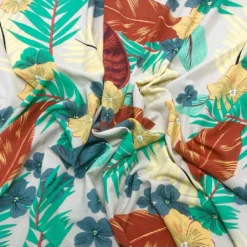 Large Tropical Flowers And Leaves Crepe Fabric 9 Large Tropical Flowers And Leaves Crepe Fabric -Ernst Fabric Store image 75509e6c 22d4 4d74 a5a4 ad8e816f6f0f
