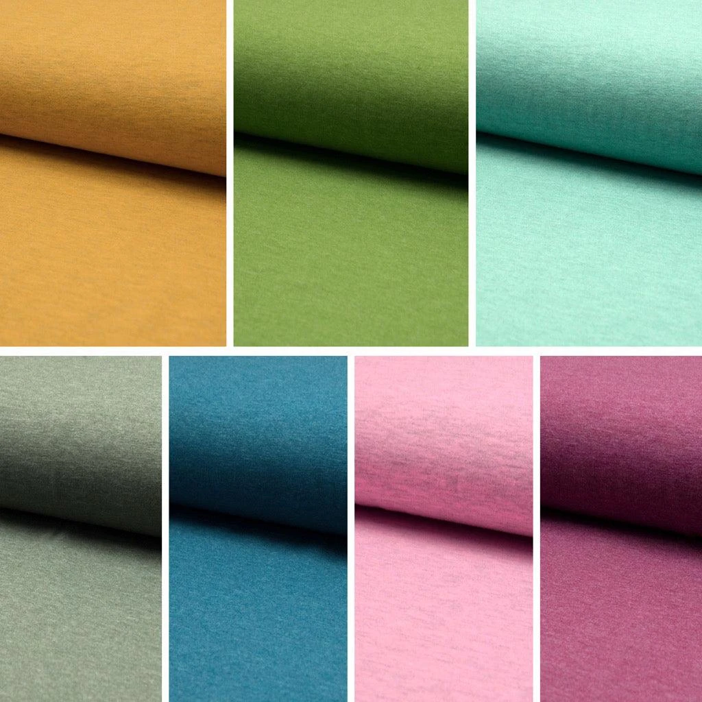 Melange Cotton Jersey Fabric 1 Melange Cotton Jersey Fabric