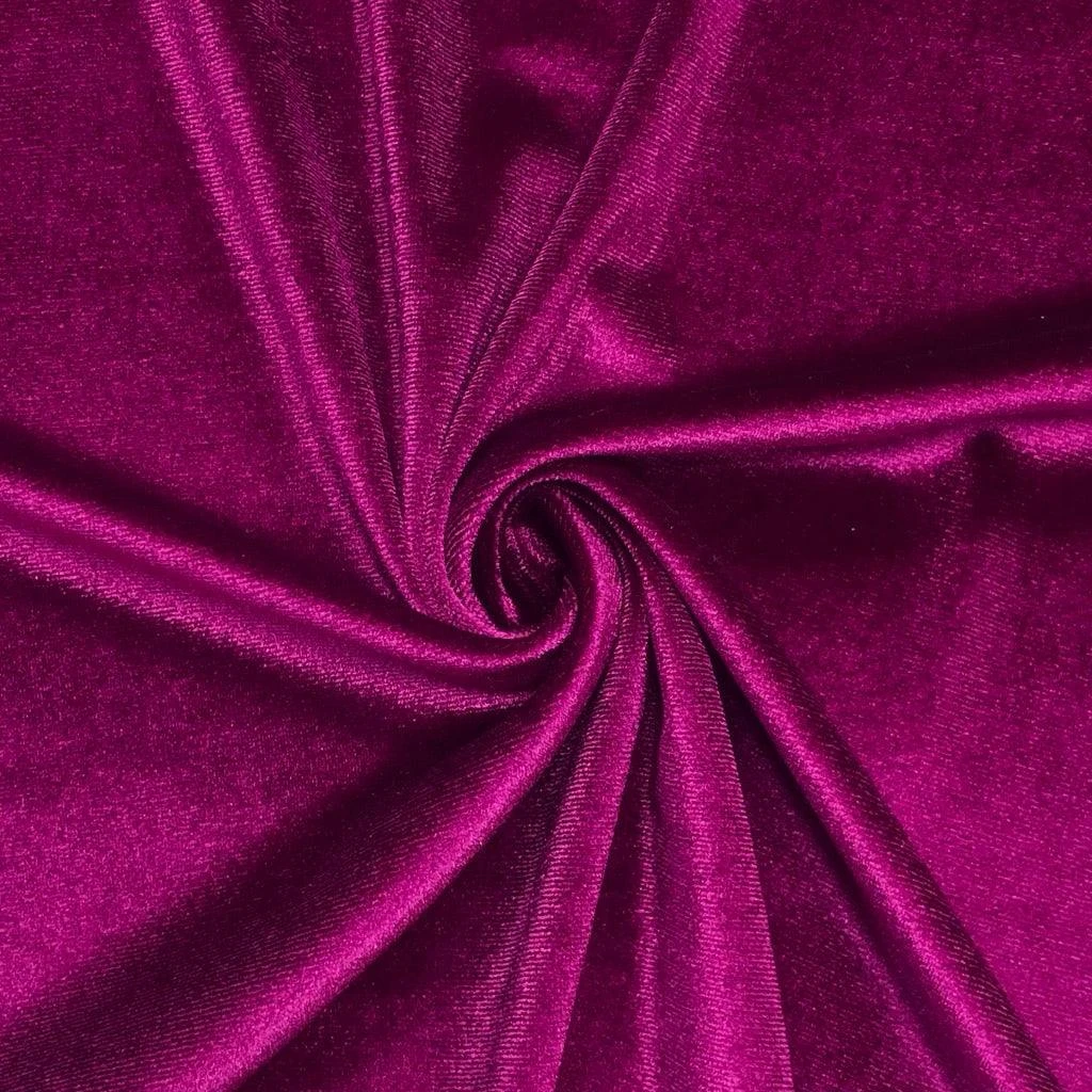 Plain Stretch Velvet Fabric 7 Plain Stretch Velvet Fabric - Image 7