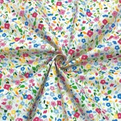 Colourful Mini Flowers Rose & Hubble Cotton Poplin Fabric -Ernst Fabric Store image 8092bf58 8acc 4cff 93b2 6493d4f9a3b4