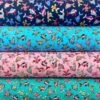 Multicoloured Fish Rose & Hubble Cotton Poplin Fabric