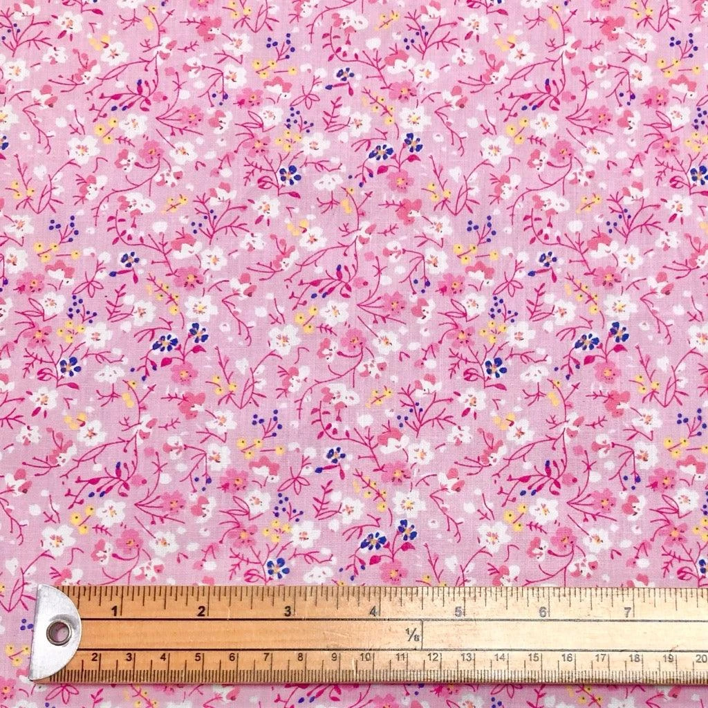 Floral Field Polycotton Fabric 2 Floral Field Polycotton Fabric - Image 2