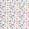 Mini Dinosaurs Polycotton Fabric