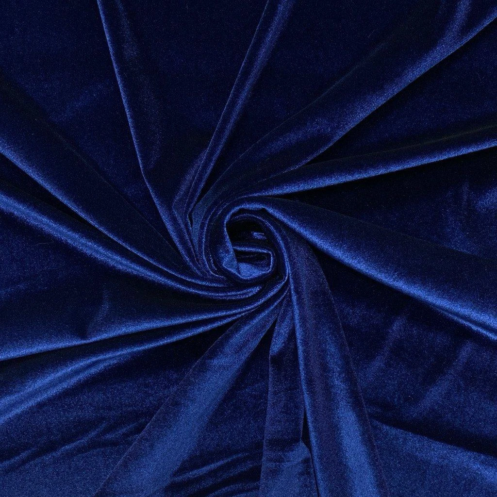 Plain Stretch Velvet Fabric 12 Plain Stretch Velvet Fabric - Image 12
