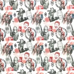 Money Heist Cotton Fabric