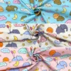 Elephant And Skies Polycotton Fabric