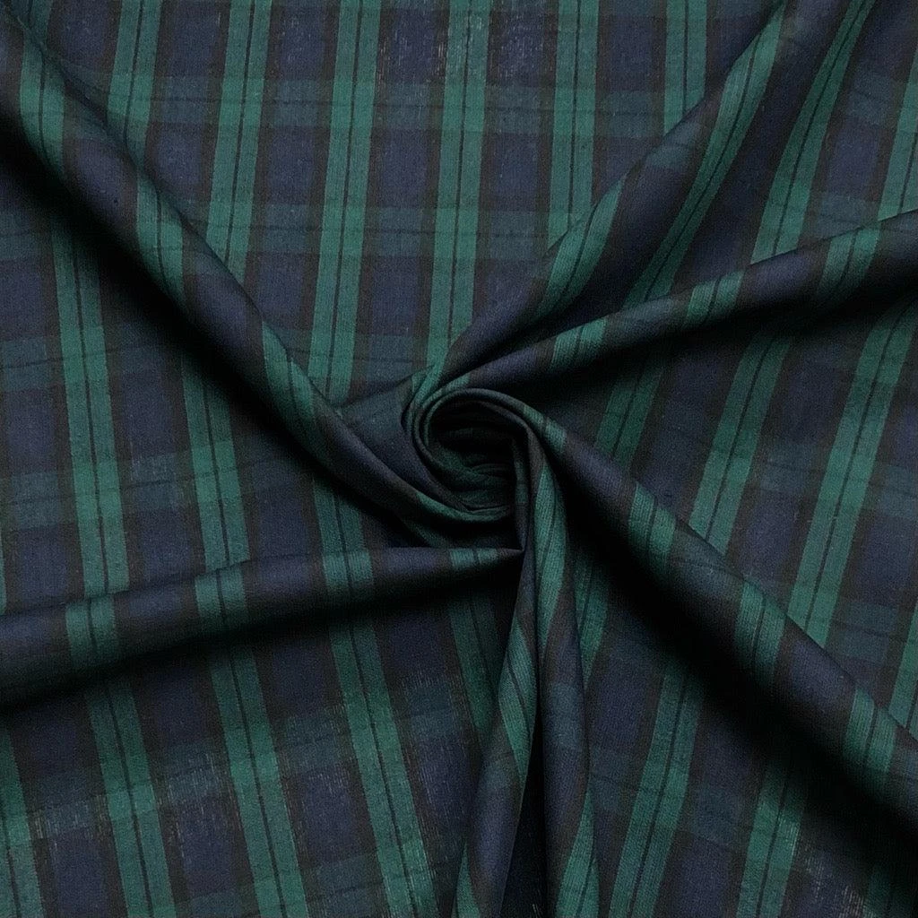 Tartan Polycotton Fabric 7 Tartan Polycotton Fabric - Image 7
