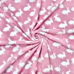 White Easter Bunnies Anti Pill Polar Fleece Fabric -Ernst Fabric Store image a8e2d835 63e6 43d1 ac13 39ed629acea8