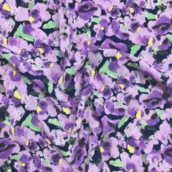 All Over Abstract Floral On Black Polyester Crepe Fabric -Ernst Fabric Store image aea61c90 9bd8 4e0c a077 d5e9aeb6af34