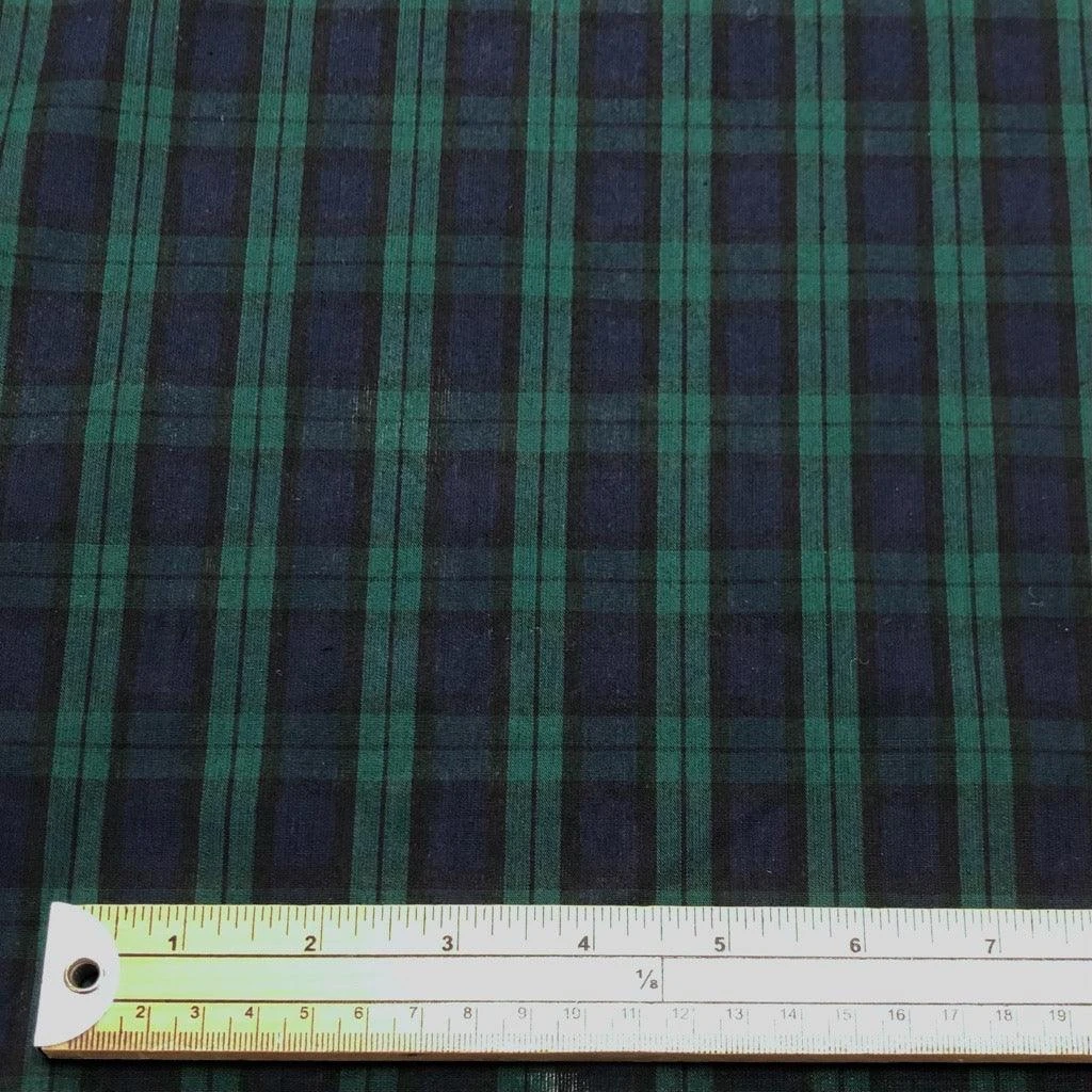 Tartan Polycotton Fabric 6 Tartan Polycotton Fabric - Image 6