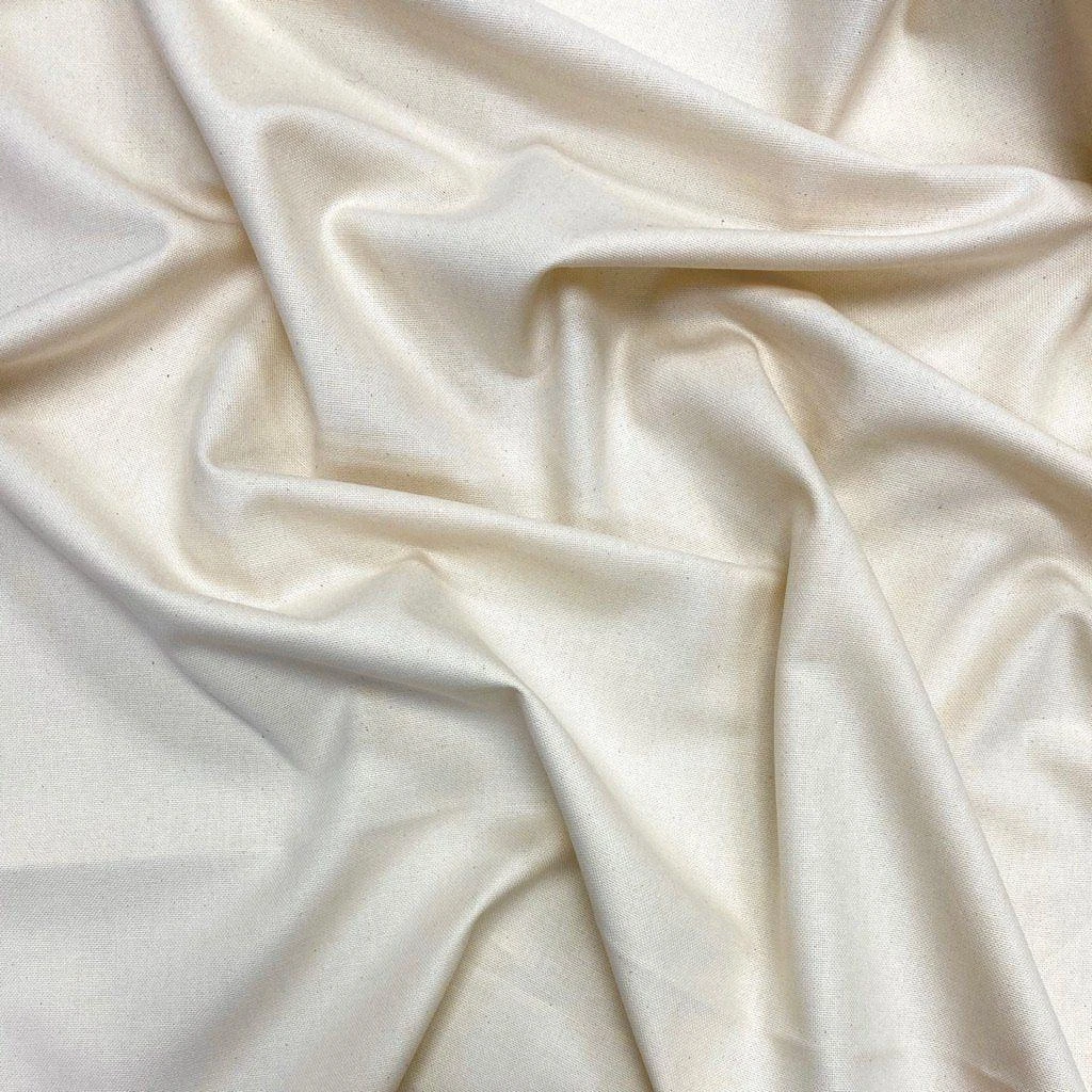 Plain Soft Cotton Canvas Fabric - Full 12m Bolt 5 Plain Soft Cotton Canvas Fabric - Full 12m Bolt - Image 5
