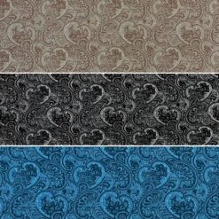 Paisley Rose & Hubble Cotton Poplin Fabric