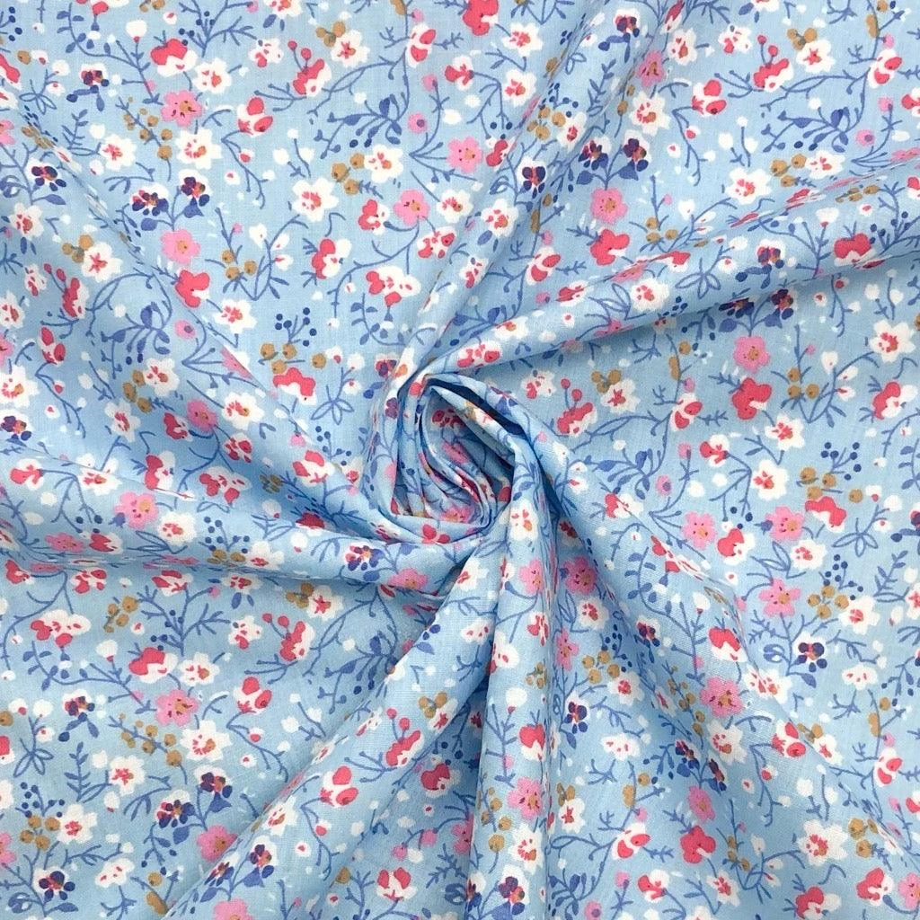 Floral Field Polycotton Fabric 6 Floral Field Polycotton Fabric - Image 6