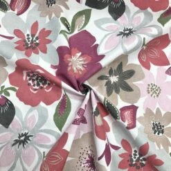 Large Floral Garden On White Panama Fabric -Ernst Fabric Store image dc9a4fed e06c 4562 b4d0 0beba61da72a