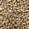 Brown Leopard Anti Pill Polar Fleece Fabric