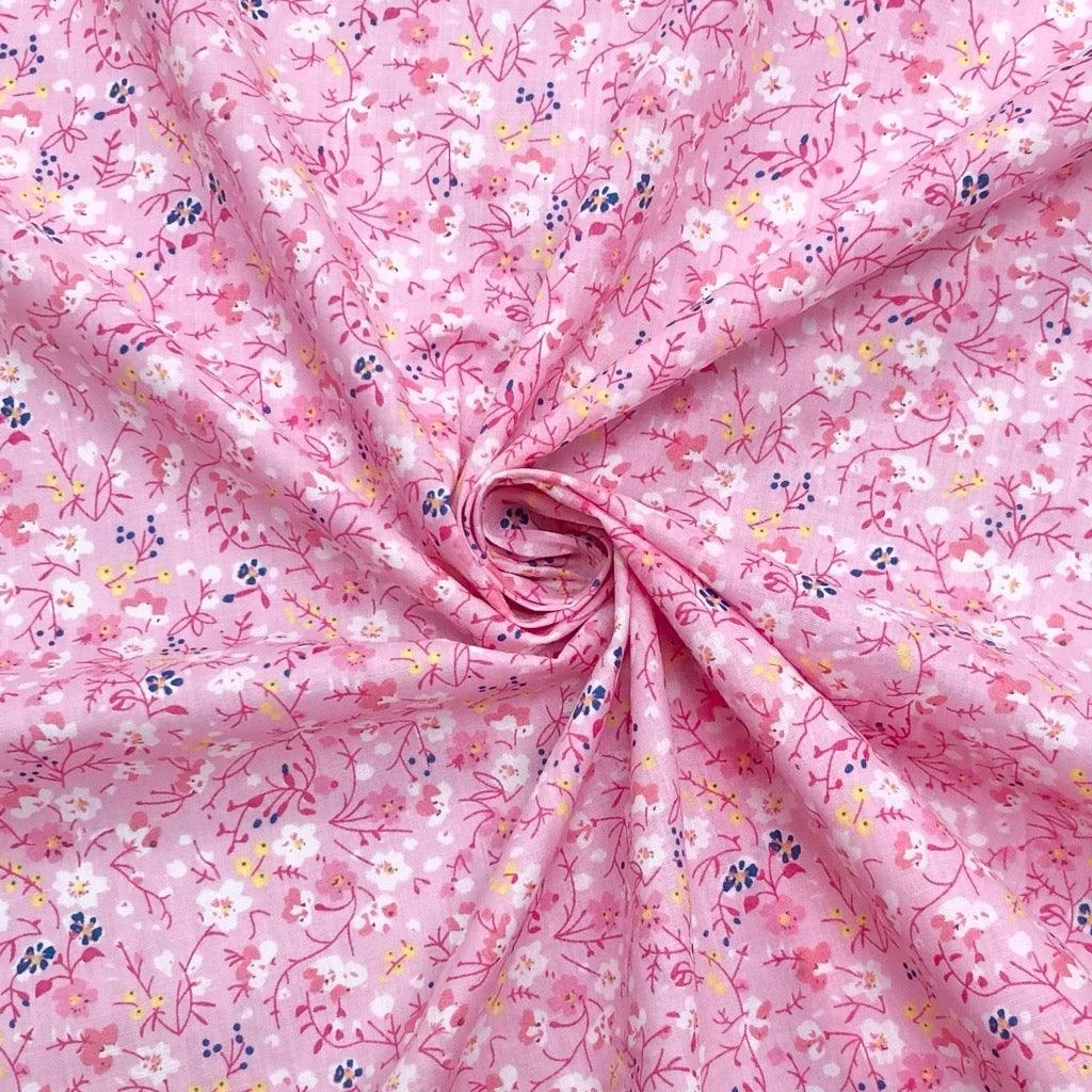 Floral Field Polycotton Fabric 3 Floral Field Polycotton Fabric - Image 3