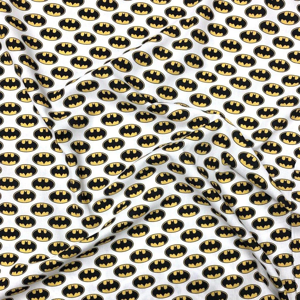 Batman Logo Cotton Fabric 1 Batman Logo Cotton Fabric