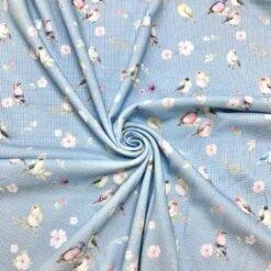Watercoloured Birds Waffle Jersey Fabric -Ernst Fabric Store image ed86c438 5ac9 4de3 97a3 24486ec831f9