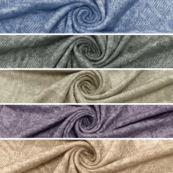 Soft Melange Jacquard Knit Fabric