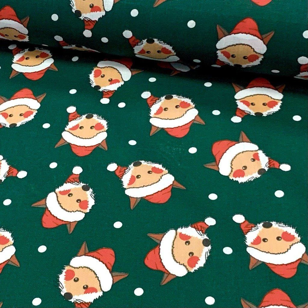 Foxes In Hats Polycotton Fabric 4 Foxes In Hats Polycotton Fabric - Image 4