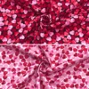 All Over Hearts Rose & Hubble Cotton Poplin Fabric