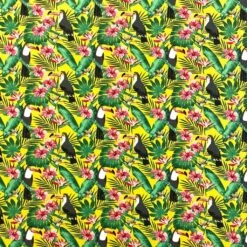 Tropical Toucan Rose & Hubble Cotton Poplin Fabric -Ernst Fabric Store image f6320257 a9a7 448e bc60 f020f69ab086