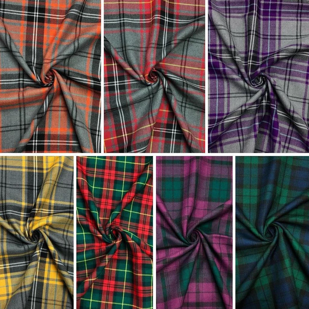 PolyViscose Tartan Fabric 1 PolyViscose Tartan Fabric