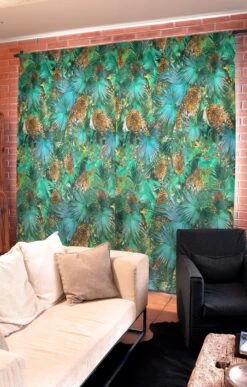 Madagascar Leopard Digital Velvet Fabric -Ernst Fabric Store madagascar fabric