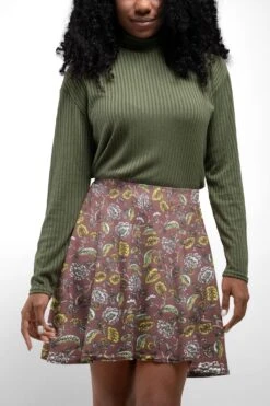 Pretty Flowers Needlecord Fabric -Ernst Fabric Store pretty flowers needlecord dress